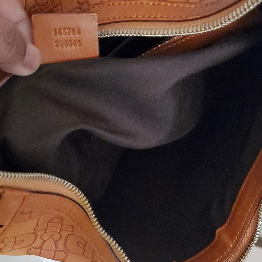 Authentic Gucci Horsebit Design Leather Hobo Bag